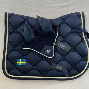 Equestrian Stockholm Jump pad & Ear Bonnet